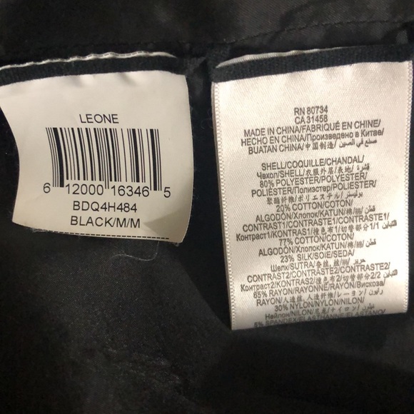 BCBGMAXAZRIA Black Single Breasted Blazer Jacket Size Medium - Picture 6 of 7